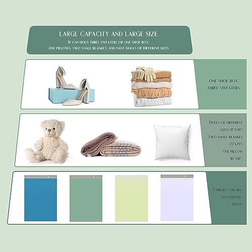 Metronic Poly Mailers 19x24 100 Pack, Large Shipping Bags for Clothes - color: Grayed Jade Green, size: 19x24 100PC