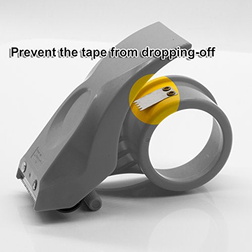 Easy-Mount 2 Inch Tape Gun Dispenser Packing Packaging Sealing Cutter Yellow Handheld Warehouse Tools