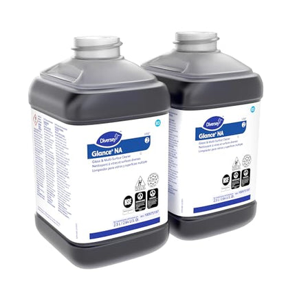 Glance 100975197 Non-Ammoniated Glass & Multi-Surface Cleaner, for Streak Free Windows, JFill Concentrate, 2.5-Liter (Pack of 2) - size: 84.54 Fl Oz (Pack of 2)