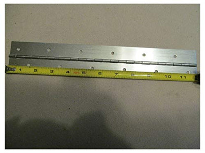 A Pair 2 Aluminum Piano Hinge 1"x1"x12" 20 Gauge Made in USA