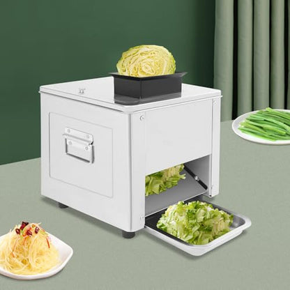 Meat Cutter Machine, 3.5/5/7/10/15mm Commercial Stainless Steel Electric Meat Slicer with Tray Handles 330 lbs/h 310RPM Shredded Cutting Machine for Fresh/Defrosted Meat Lamb Beef (5mm/0.19in, 850W) - size: 5mm/0.19in