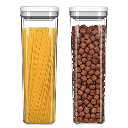 MR.SIGA 2 Pack Airtight Food Storage Container Set for Pantry Organization