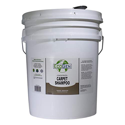 Carpet Shampoo; Concentrated Formula, Deep Cleaning, Unscented, Non Toxic, Safe For Skin, Safe For Pets, Removes Stains And Odors, 5 Gallon Bucket