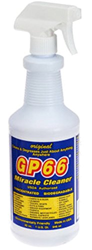 GP66 green miracle cleaner case from (12, 32 oz bottles.) cleans just about anything anywhere green product concentrated oven cleaner concrete cleaner laundry detergent grout and more