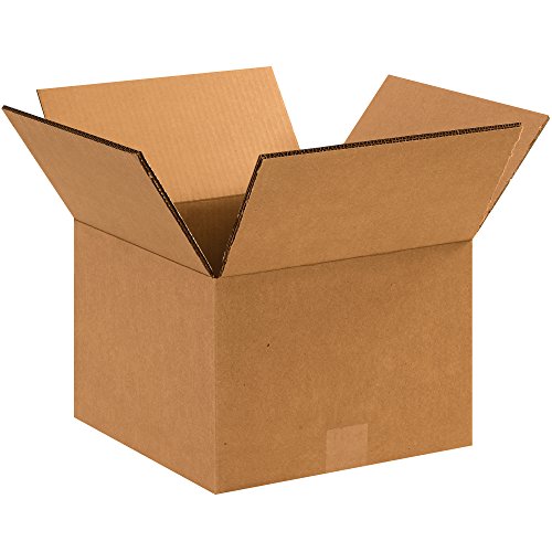 Partners Brand PHD12128DW Double Wall Boxes, 12"L x 12"W x 8"H, Kraft (Pack of 15)