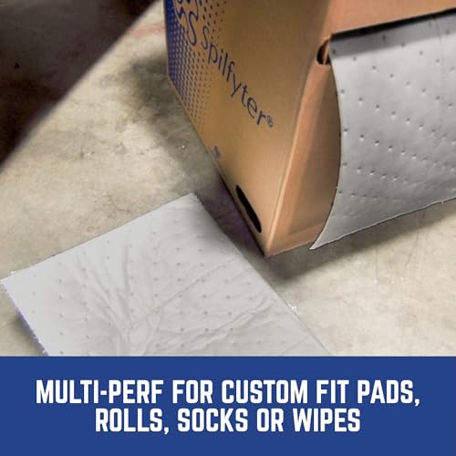 Spilfyter Universal Medium Duty Absorbent Roll, 15" x 75', 1 Roll