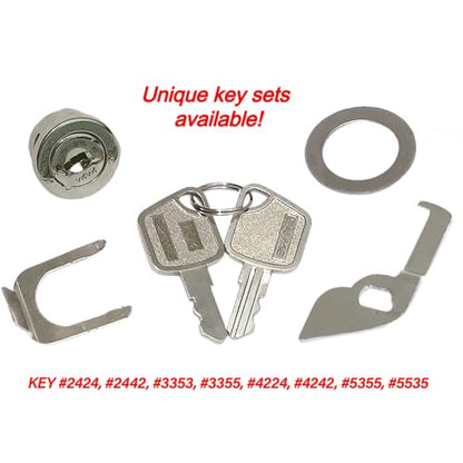 SAM4s Lock Set with Two Keys - size: 05. KEY & LOCK