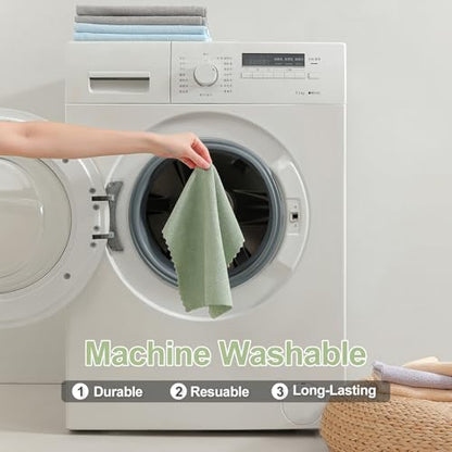 Jessy Home 80 Pack Microfiber Cleaning Cloth Roll Reusable Paper Towels 12"x12" Tear Away Cloth, Microfiber Towels for Cars, Wash Cloths, Lint Free Rags for House, Kitchen,Window,Cleaning Supplies - color: Turquoise