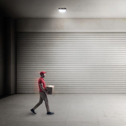 Feit Electric 10in LED Canopy Light, 5CCT Selectable, 4000 Lumens, 44W, Wet Rated Die-Cast Aluminum Housing, 50,000-Hour Lifetime, Bronze Outdoor Commercial Security Ceiling Fixture, S10CNPY/5CCT/BZ - color: 3000K-6500K White