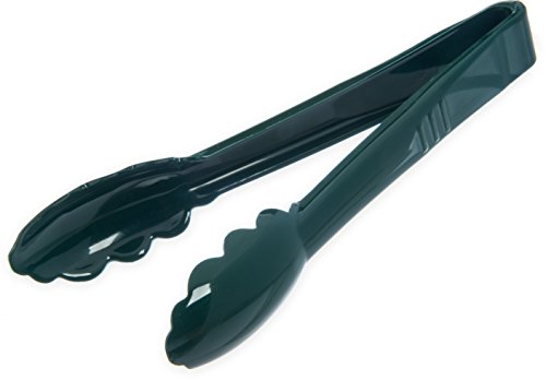 CFS Carly Salad Tong, 9" Utility Tong, 1 Pack - color: Forest Green, size: 9" Utility Tong, style: 1 Pack