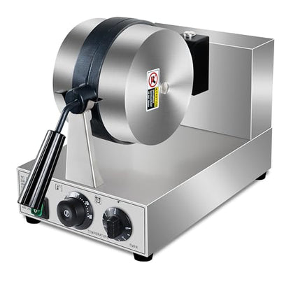 Ice Cream UFO Burger Maker, Electric Burger Waffle Maker, rotary Hamburger sandwich machine Non-stick Panini press waffle machine 110V Gelato Panini Press machine for Home Kitchen Use Breakfast