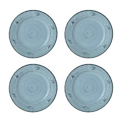 Pfaltzgraff Trellis Coastal 16-Piece Dinnerware Set, teal - color: Teal