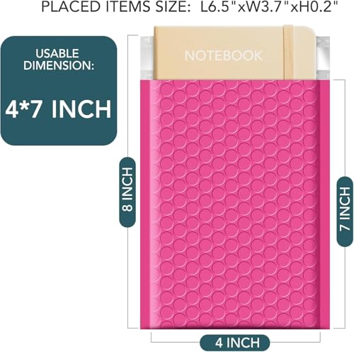 Metronic 19200Pack Bubble Mailer 4X8 Inch Pink Full Pallet Padded Envelopes - color: Pink, size: 4X8" 19200PC