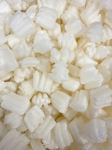 FunPak Plant Based Biodegradable Packing Peanuts 1.5 cu ft Bag Compostable (White Trees) - color: White Trees