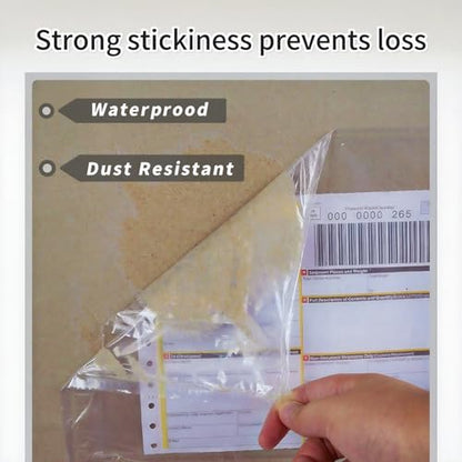 1000 PCS Packing List Envelopes 6.7"x10" Clear Packing Slip Pouches Fit 6.5x10 inch Lettter - Shipping/Mailing Pouch Enclosed Bags for Packing Slips Invoice Label