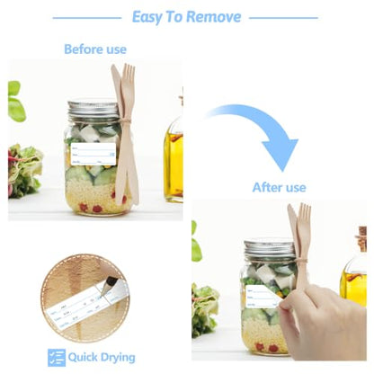 2 Rolls 1000 Pcs 1 inch X 2 inch Restaurant Quality Shelf Life Food Rotation Labels, Self-Adhesive Removable for Reusable Containers, Food Safety Date Sticker, Leftover Labels (Doukle-Blue) - style: Doukle-Blue