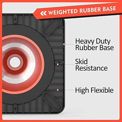 RoadHero Orange Traffic Safety Cones 18 Inch with Weighted Base, 4 Pack - size: 18 INCH