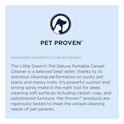 BISSELL Little Green Pet Deluxe Portable Carpet Cleaner, 3353 - style: Little Green Deluxe