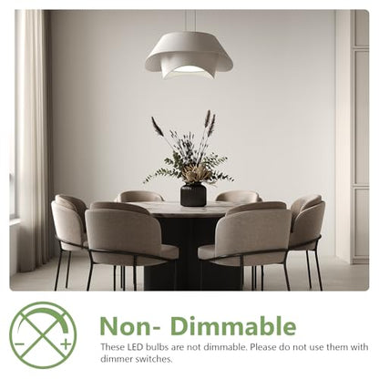 A19 LED Light Bulbs, 60W Equivalent Daylight 5000K, 800 Lumens Non-Dimmable LED Bulbs, Efficient 8.5W, 15000 Hours Long-Lasting E26 Base Standard Bulbs for Bedroom Living Room Kitchen, 10 Pack - color: Daylight, size: 10