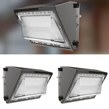 Lightdot 2 Pack 250W LED Wall Pack Lights, Black Outside LED Exterior Light - style: 250W