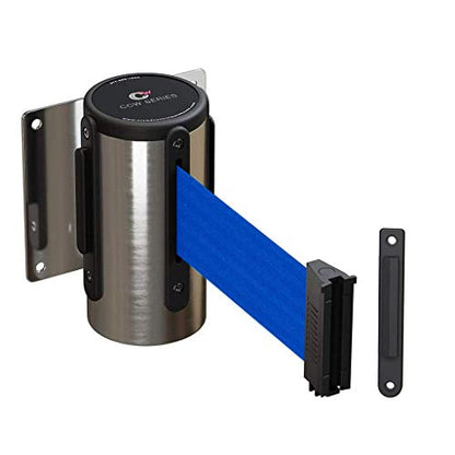 CCW 11 Ft Retractable Belt Barrier - color: Blue