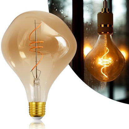 4W Filament 2700K Warm Lights,Dimmable E26 Lamp Base,1-Pack - color: Golden Special Alien (Dimmable)