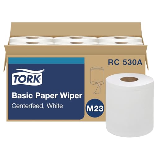 Tork Centerfeed Hand Towel White M23, 6 x 530 Towels, RC530