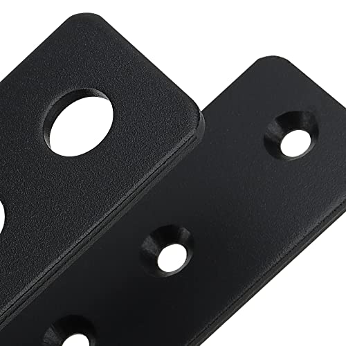 8 Pack Door Barricade Brackets, Open Bar Holder U Bracket with Screws and Anchors, Heavy Duty Security Holder Bracket Stopper Tool Hanger for Barn, Shed, Garage Doors, Fits 2x4 Boards