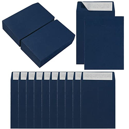100 Pack Seed Envelopes Self-Adhesive, 3 1/4 x 4 1/2 inches, Navy Blue - color: Navy Blue