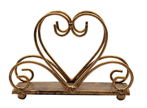Metal Table Napkin Holder Freestanding Tissue Dispenser, Bronze - color: Bronze