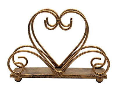 Metal Table Napkin Holder Freestanding Tissue Dispenser, Bronze - color: Bronze