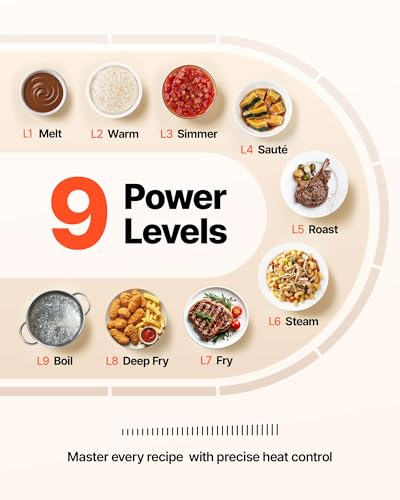 VEVOR Built in Electric Stove Top, 30 inch 5 Burners Ceramic Cooktop, 240V Glass Radiant Cooktop with Sensor Touch Control, Timer & Child Lock Included, 9 Power Levels for Simmer Steam Slow Cook Fry - size: 30 IN-5 Burner+Touch Control