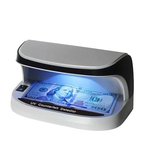 Portable UV Money Detector, Rechargeable Fake Bill Checker Machine