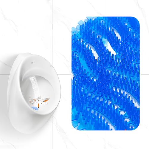12 Pack Urinal Screen Deodorizer Scented Anti-Splash Urinal Cakes Urinal Mats Screens Deodorizer Fresh Pads for Toilet Bathroom Office School Restaurant (Purple, Lavender) - color: Purple