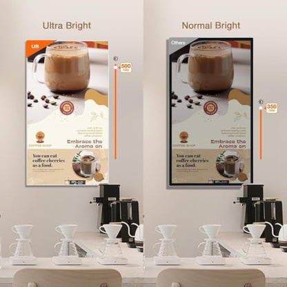 100" Digital Signage Display 4K UHD 500-Nit Commercial Display - size: 100 inches