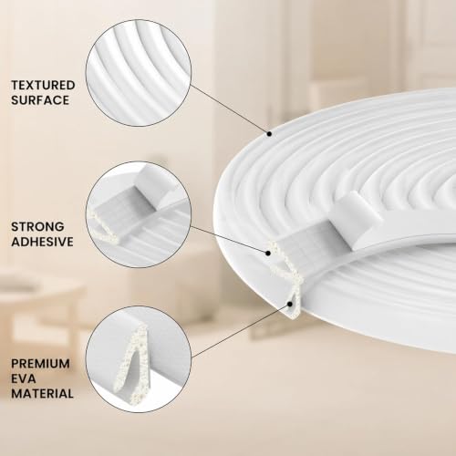 Door Seal Strip Pack - Door Seal Strip - Foam Rubber Strip - Fire Seal