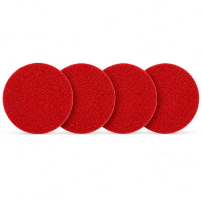 4-Pack 437.055 12-Inch Red Polish Pads for Oreck ORB550MC