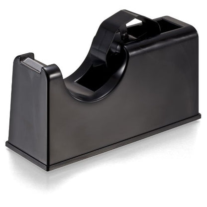 Officemate 2-in-1 Tape Dispenser - Heavy Duty Desktop Holder for 1-Inch and 3-Inch Core Tape Rolls, Impact-Resistant Build, Non-Slip Base, Office Supplies Essential, Black - size: (Pack of 1)
