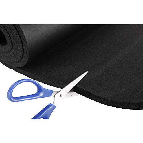 Artilife Closed Cell Foam Roll, Easy to Cut into Foam Sheets & Foam Pads for Sound Insulation, Cushion & DIY Projects (1/2" T x 13" W x 60" L) - size: 1/2" T x 13" W x 60" L