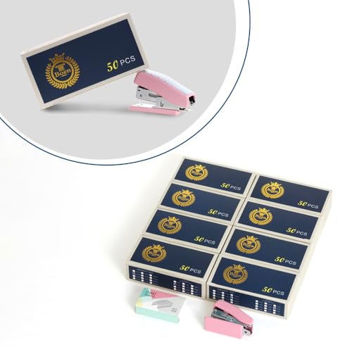 Boen 400 Pcs Cardboard Coin Flips, Assorted 8 Sizes Holder with Stapler