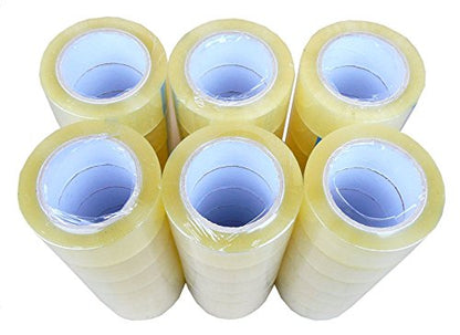 36 Rolls Clear 2 Mil Carton Shipping Box Sealing Packing Tape 2" x 110 Yards