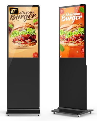 37-inch Digital Signage Display, 2K LCD Screen Auto Media Kiosk - color: Non-touch screen, size: 37"