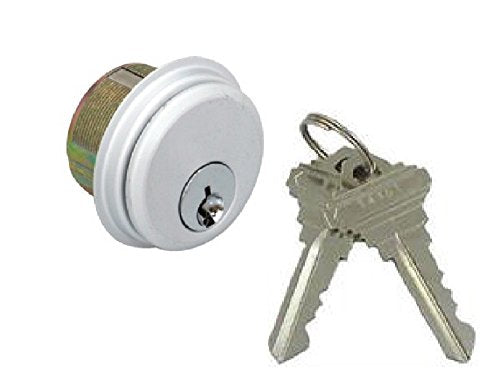 Pacific Doorware Mortise Lock Cylinder, Storefront Door, Aluminum Silver - color: Aluminum Silver, size: 1 Pack, style: Keyed Cylinder