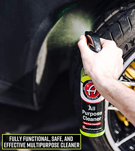 Adam's Polishes All Purpose Cleaner (Gallon) - Professional Heavy Duty Industrial Cleaner & Degreaser | Cuts Heavy Grease & Tar | Car Detailing, Tire Cleaner, Engine Cleaner, Wheel Cleaner