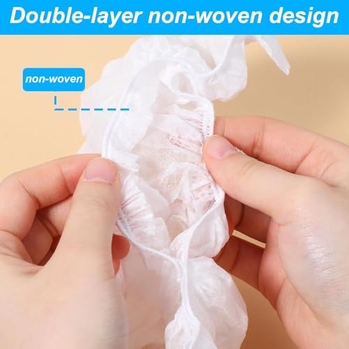 Commode Disposable Toilet Seat Covers Waterproof – 50 Pack, Individually Wrapped, Non-Woven Travel Toilet Seat Cover for Public Restrooms, Hospitals & Trips