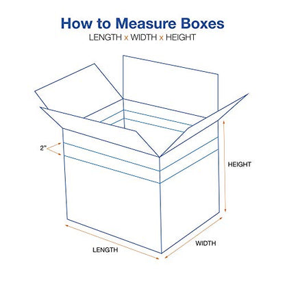 Choice Shipping Supplies 24" x 18" x 12" Multi-Depth Boxes Corrugated Cardboard, Kraft, Pack of 10, for Shipping, Packing and Moving, by Choice Shipping Supplies
