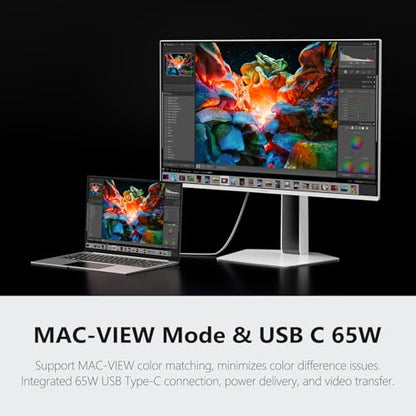 INNOCN 27" OLED 4K 240Hz Monitor, G-SYNC Compatible, VRR, HDMI 2.1, DP, HDR 400, 0.03ms, FPS/RTS, Speaker, Pivot Adjustable Stand, Ultra-Thin - GA27W1Q - style: 4K 240Hz/QD-OLED