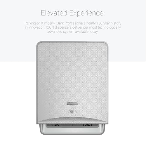 Kimberly-Clark Professional ICON Hard Roll Paper Towel Dispenser (53691) - color: Silver