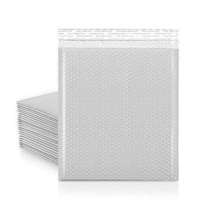 Koja Extra Thick Padded Bubble Mailers, 6x10 in, 50-Pack, White - color: White, size: 6 x 10" 50-Pack