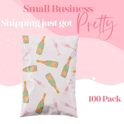 Pretty Package Store Poly Mailers 14.5x19, Champagne, 100 Pack - color: Champagne, size: 14.5x19